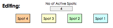 SpotTrack 1.36 with customised spot order