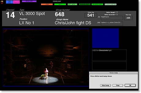 FocusTrack Focus Loop screen - Miss Saigon