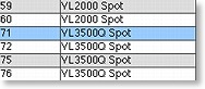 RigTrack Row Shading